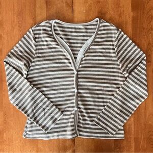 Dazy Striped Double Layered Top